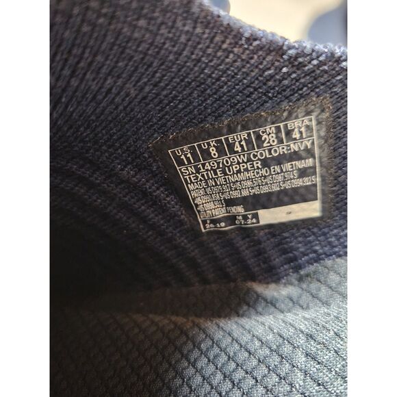 Skechers Hands Free Slip-Ins Memory Foam Women's size 11 Wide Fit Navy - Picture 5 of 11